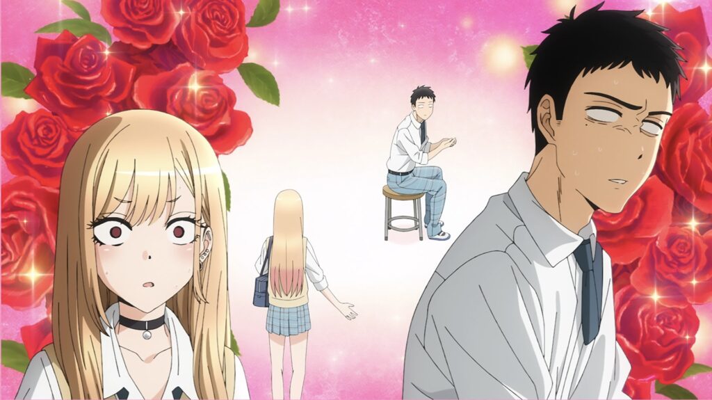 新菜が雛人形と会話中に海夢が部屋に入ってきたシーン